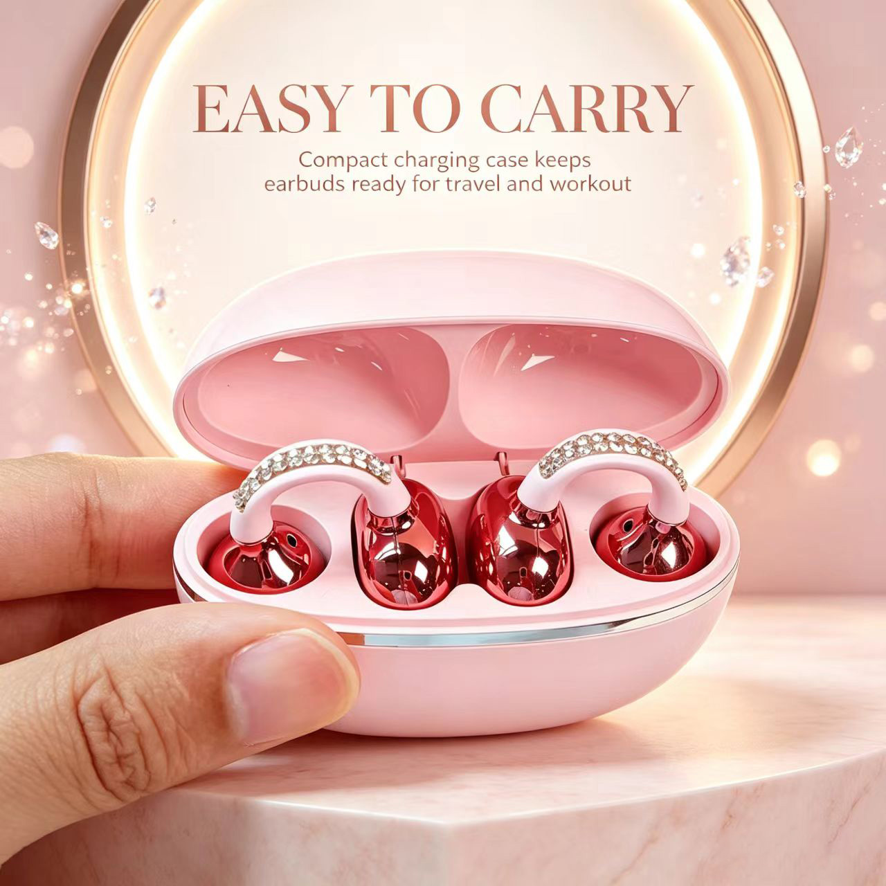 Open Ear Air Conduction Headphones - Fones de Ouvido Sem Fio com