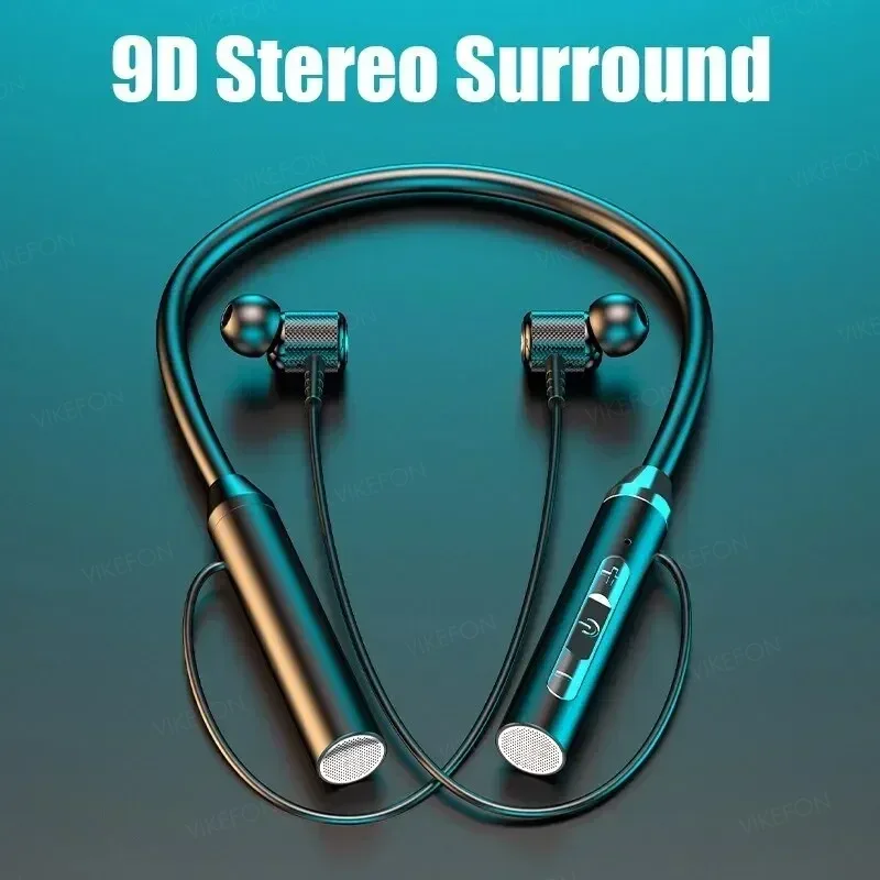 Magnetic Neckband Sports Earphones - Fones de ouvido sem fio bluetooth