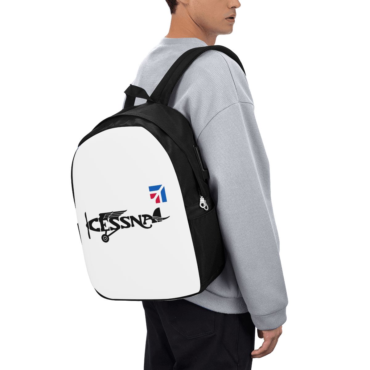 Laptops - Mochila com logotipo Cessna, bolsa de