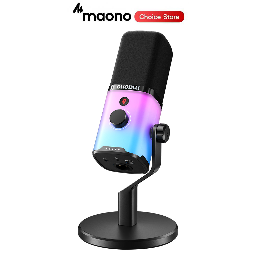 Gaming Headset With Mic Rgb - MAONO PD100X Gaming MIC, Microfone Dinâmico
