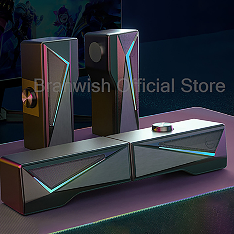 Rgb Computer Soundbar For Pc - Barra de som para jogos RGB