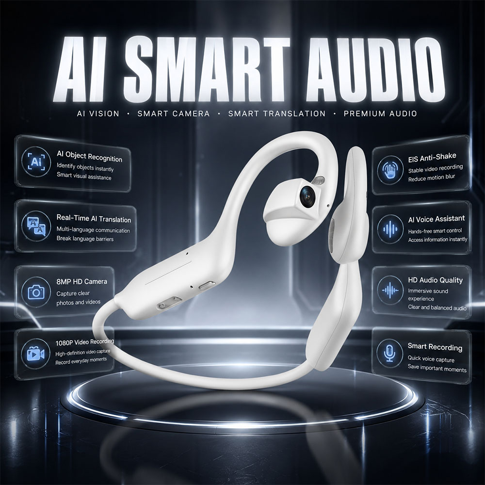 Headphones - NOVOS Fones de Ouvido Bluetooth 1080P