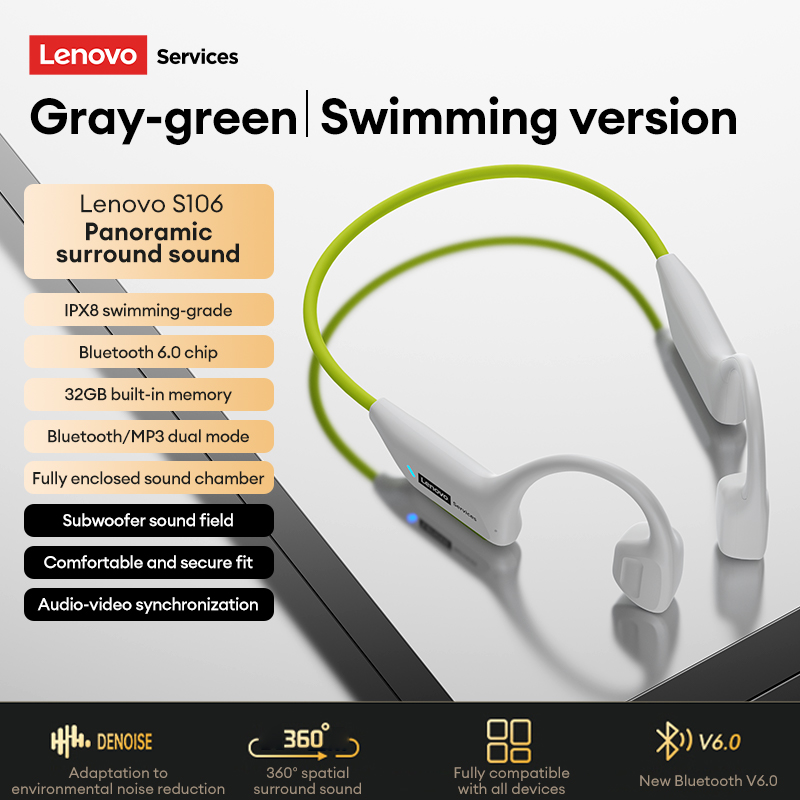 Fone de ouvido sem fio Lenovo  - Bone Conduction Running Headphones avaliação e preço