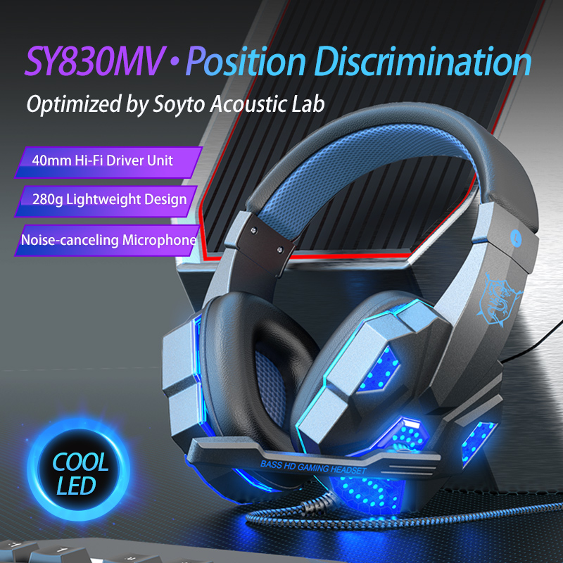 Fone de ouvido para jogos com  - Gaming Headset With Mic Rgb avaliação e preço
