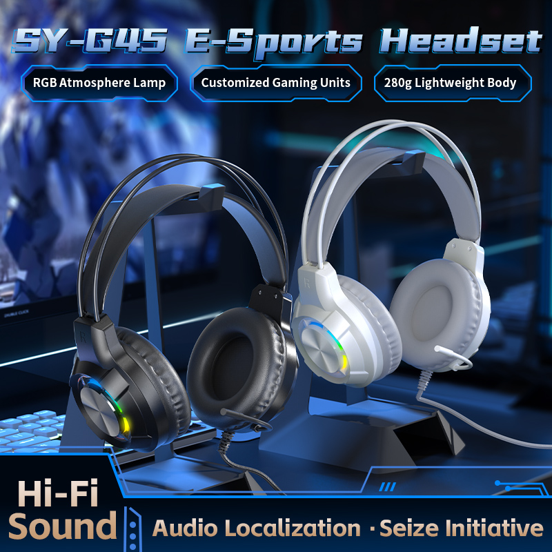 Fone de ouvido para jogos com  - Gaming Headset With Mic Rgb avaliação e preço