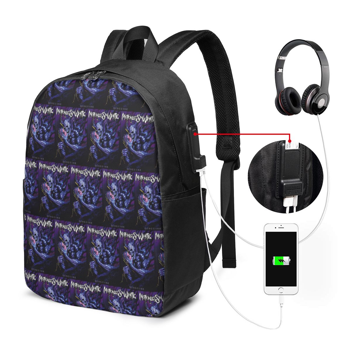 Mochila Motionless In White pa - Laptops avaliação e preço
