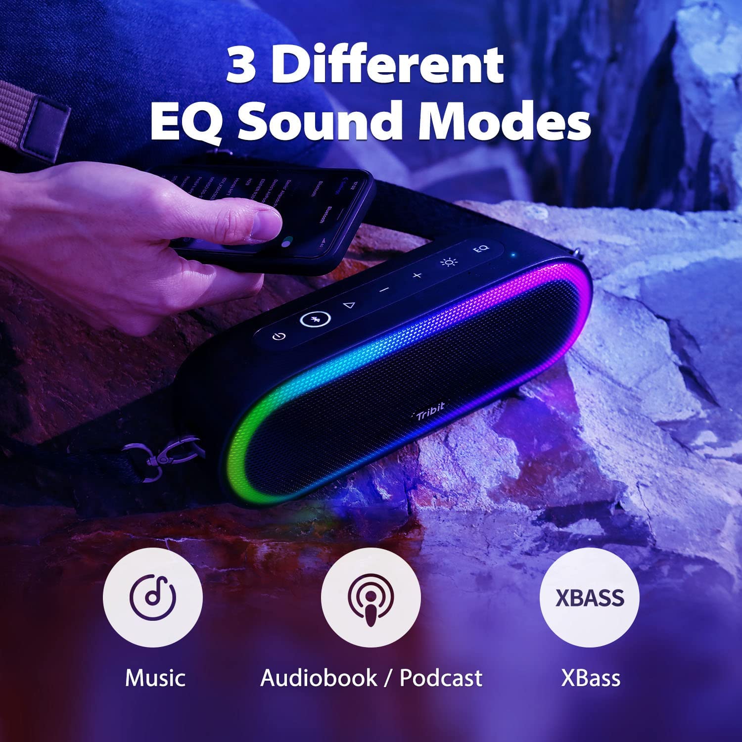 Caixa de Som Portátil Tribit 3 - Portable Bluetooth Speaker Waterproof Ipx7 avaliação e preço