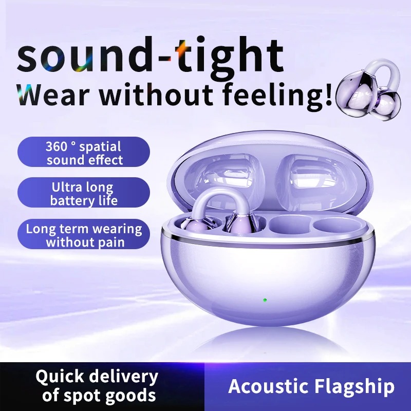 Fones de Ouvido Open Ear Bluet - Open Ear Air Conduction Headphones avaliação e preço