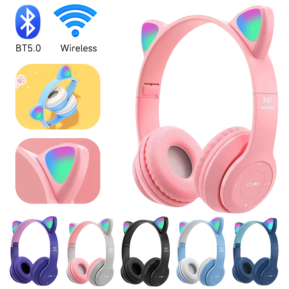 P47m sem fio bluetooth fone de - Gaming Headset With Mic Rgb avaliação e preço