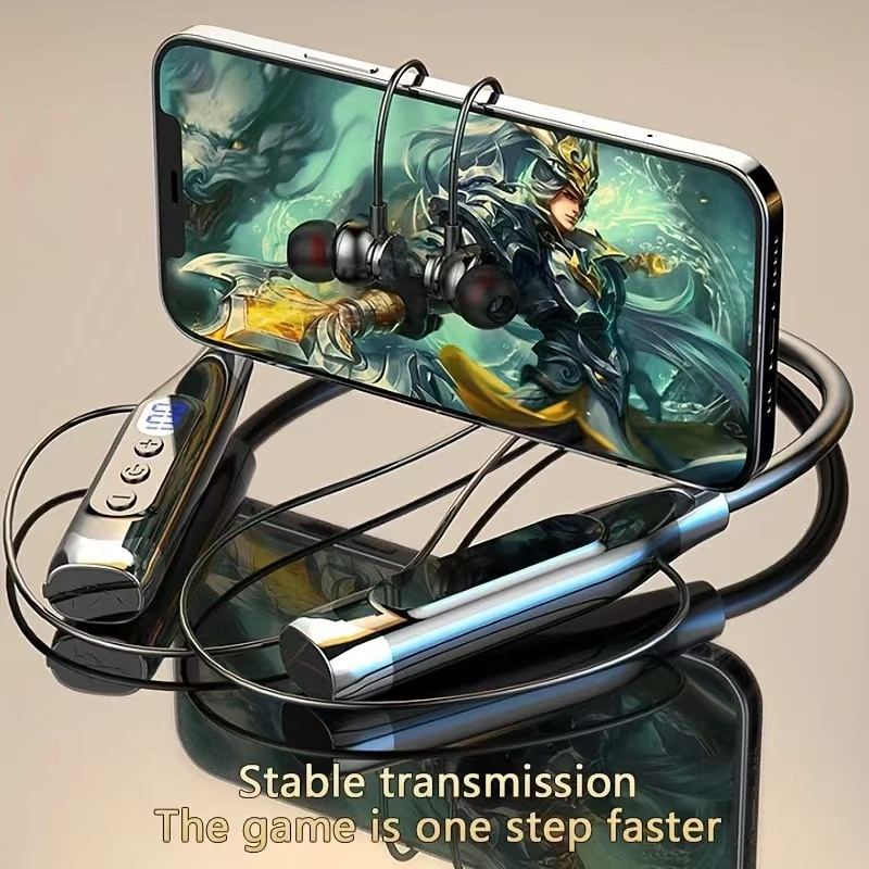 Verdadeiro estéreo sem fio fon - Magnetic Neckband Sports Earphones avaliação e preço