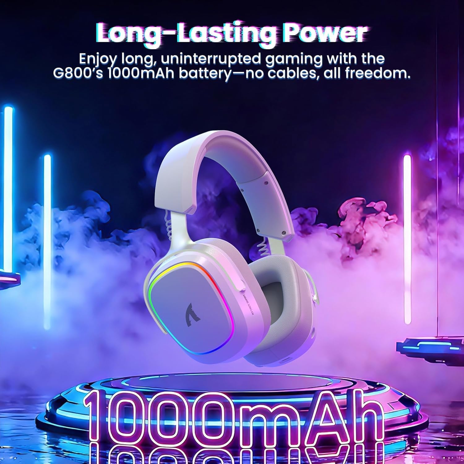 Fone de Ouvido Gamer Sem Fio A - Gaming Headset With Mic Rgb avaliação e preço