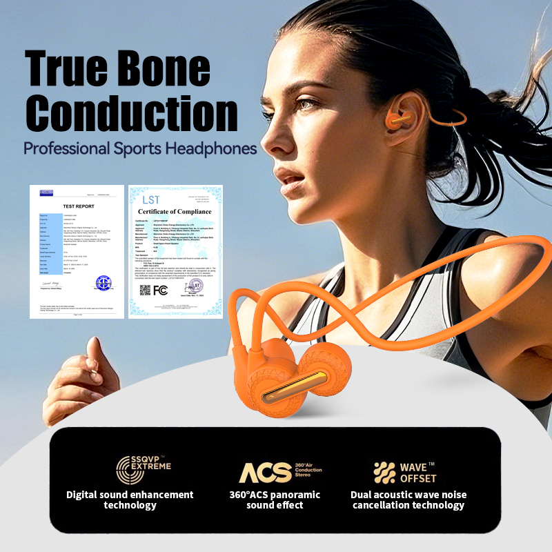 Fones de Ouvido Esportivos Blu - Bone Conduction Running Headphones avaliação e preço