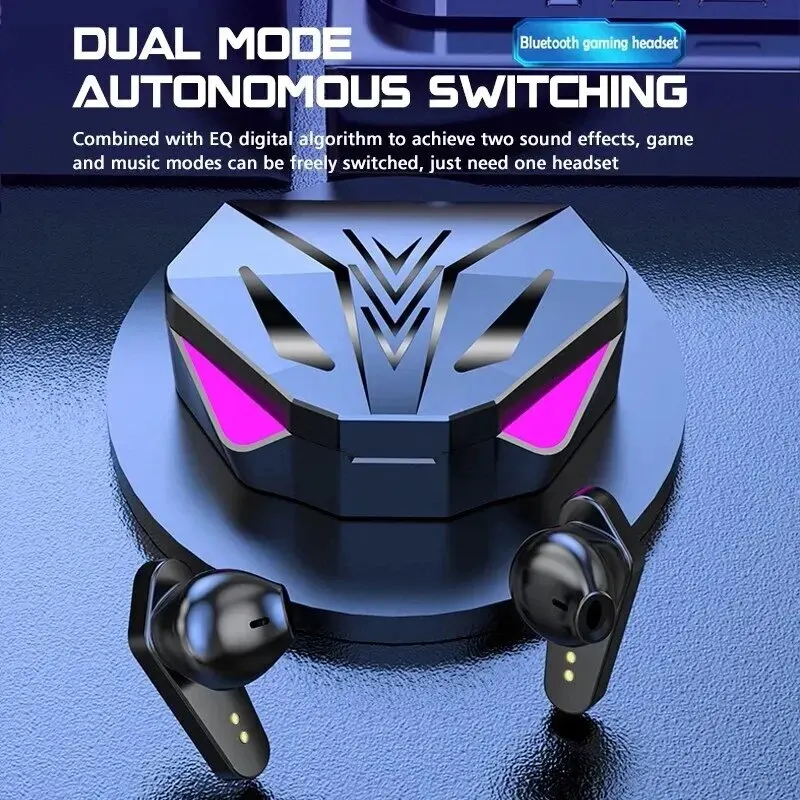 Tws sem fio bluetooth 5.3 fone - Gaming Headset With Mic Rgb avaliação e preço