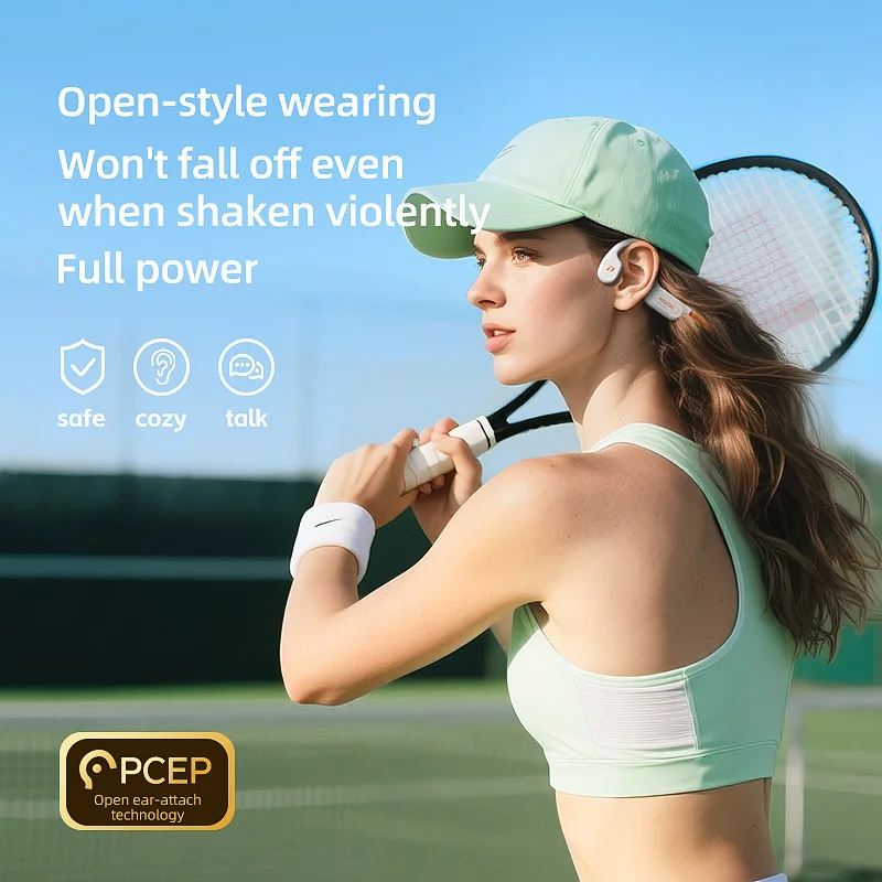 Fones de Ouvido de Condução Ós - Open Ear Air Conduction Headphones avaliação e preço