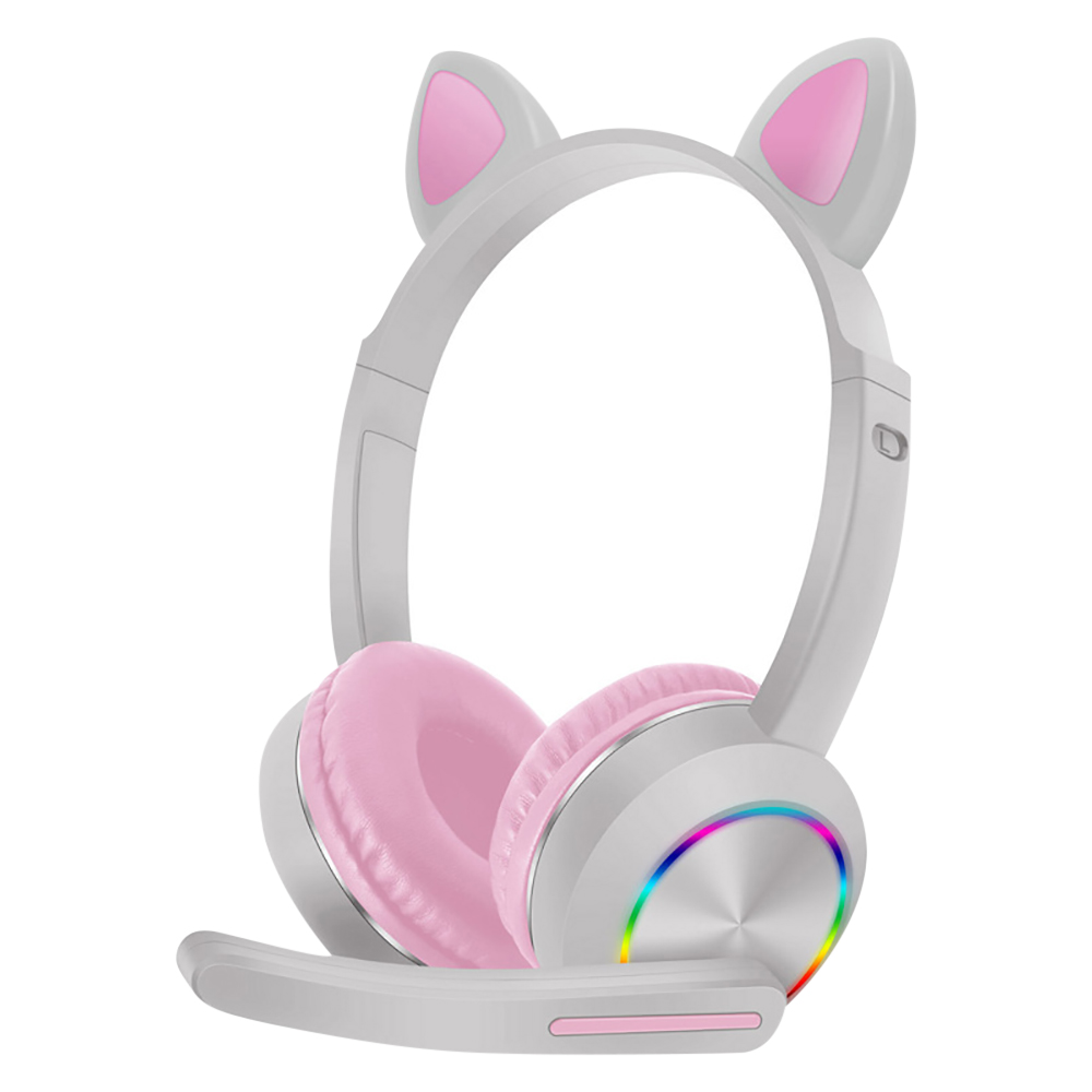 Cute Cat Ear Bluetooth Headpho - Cat Ear Bluetooth Headset Led avaliação e preço