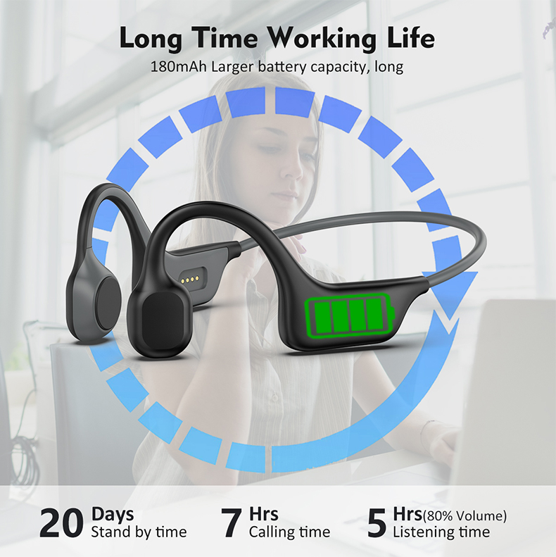 2024 clássico dg08 condução ós - Bone Conduction Running Headphones avaliação e preço