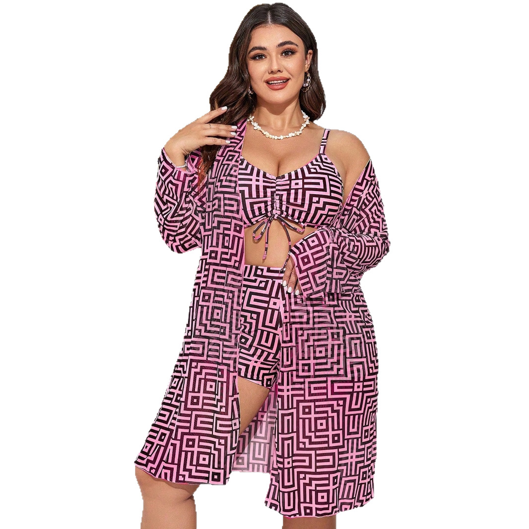 Maiô Plus Size com estampa geo - Cameras avaliação e preço