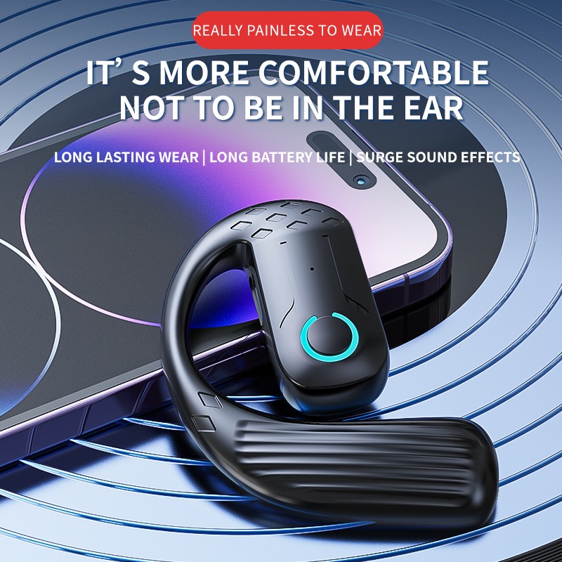 Fone de ouvido sem fio aberto  - Open Ear Air Conduction Headphones avaliação e preço