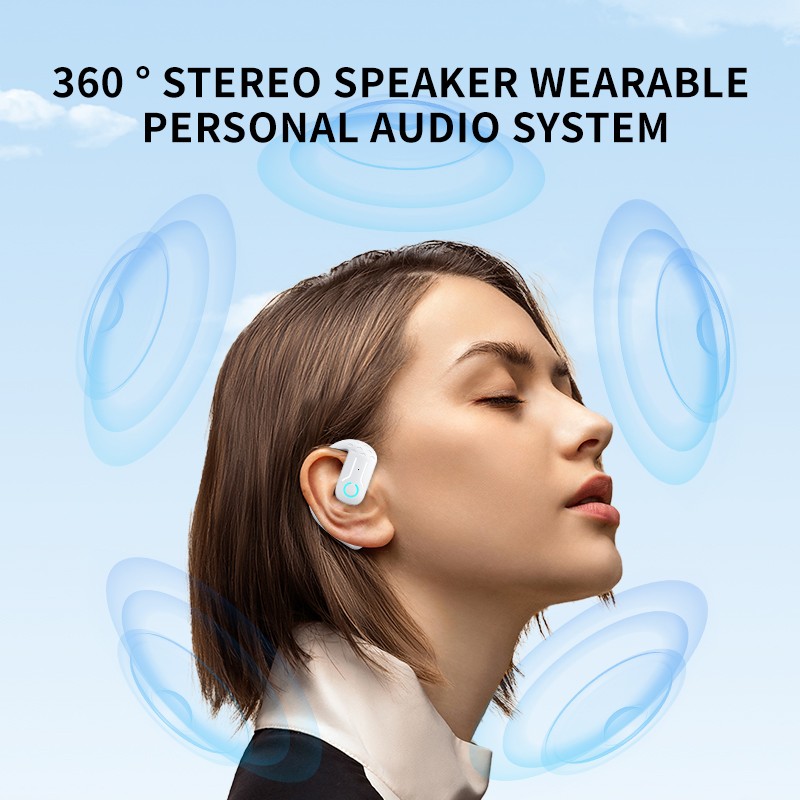 Fone de ouvido sem fio aberto  - Open Ear Air Conduction Headphones avaliação e preço
